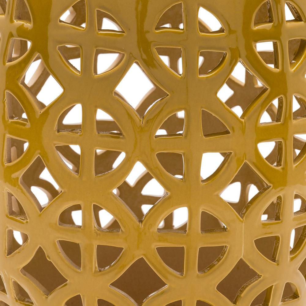 Livabliss - Ridgeway Garden Stool - Yellow - RWY007-131318 veiw 2