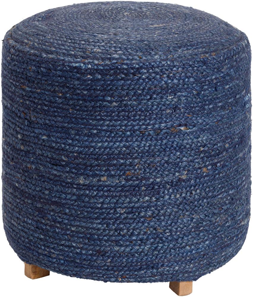 Livabliss - Tropics Ottoman - Dark Blue - TPP-001 veiw 1