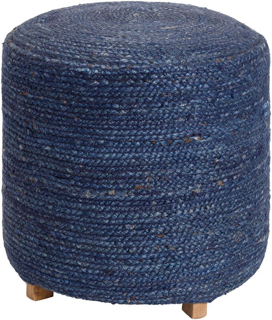Livabliss - Tropics Ottoman - Dark Blue - TPP-001 veiw 1