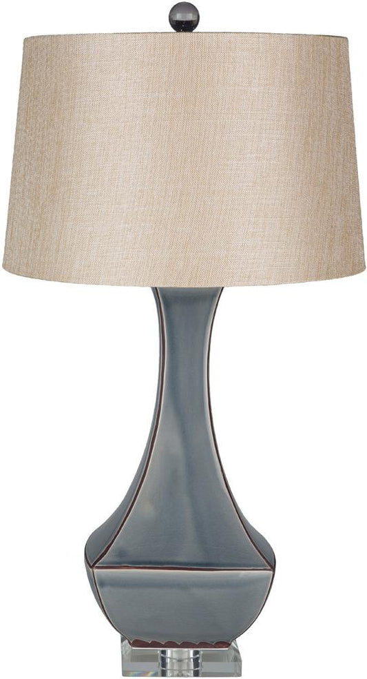 Livabliss - Belhaven Accent Table Lamp - Medium Gray - Clear - LMP1070-TBL veiw 1