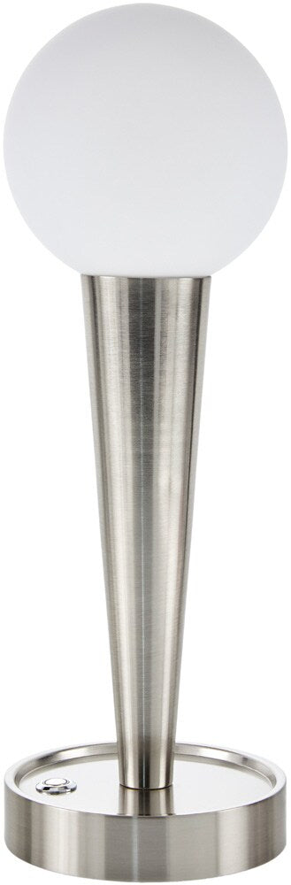 Livabliss - Bruna Accent Table Lamp - Metallic - Nickel - BUR-002 veiw 1