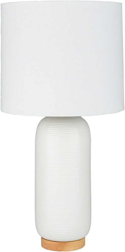 Livabliss - Everly Accent Table Lamp - White - Tan - ERL-001 veiw 1