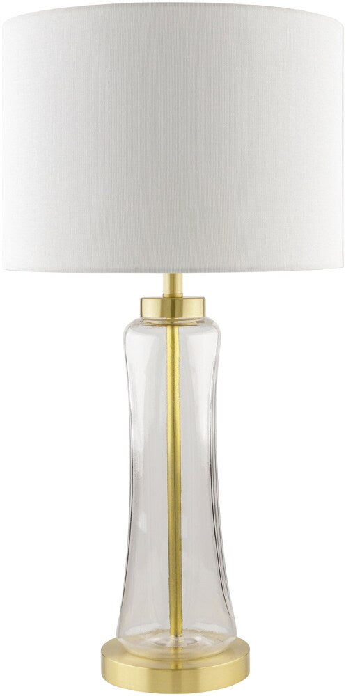 Livabliss - Fidel Accent Table Lamp - Clear - Metallic - Brass - FDL-002 veiw 1