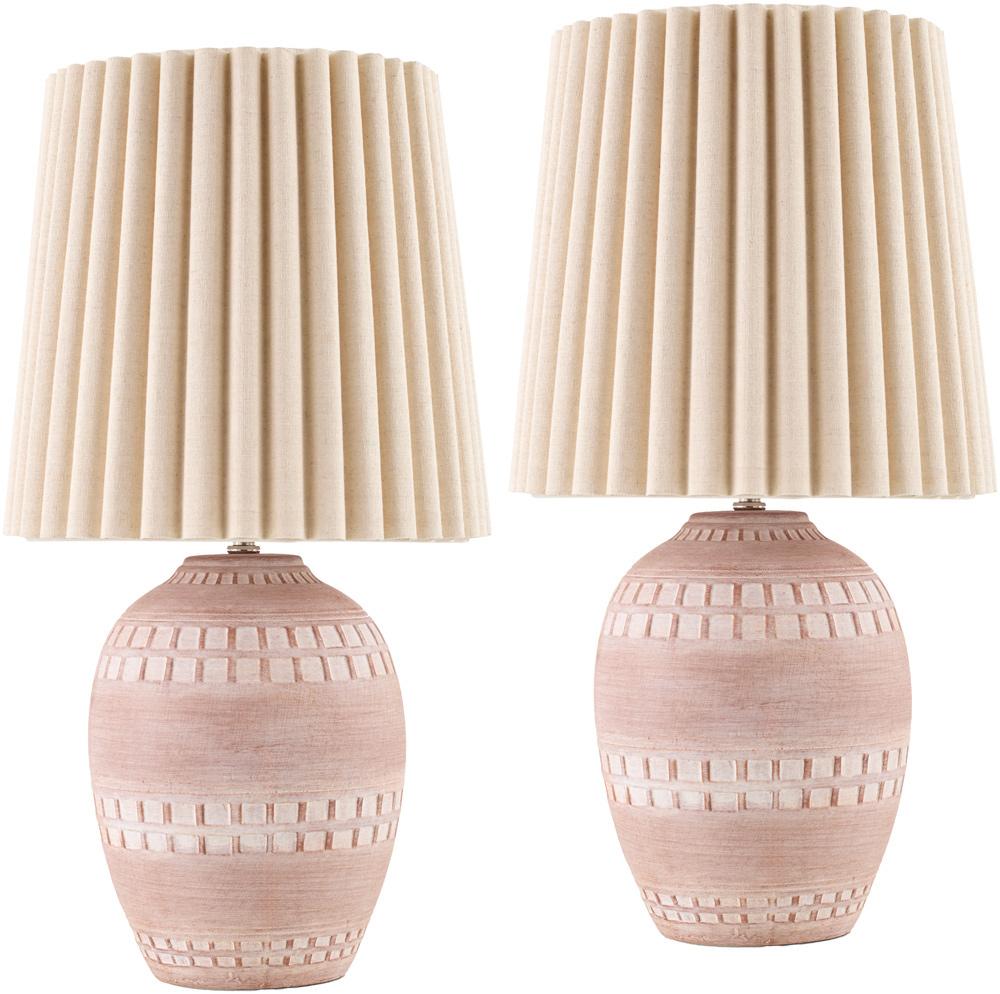 Livabliss - Iroh Accent Table Lamp - Blush - IRH001-SET veiw 1