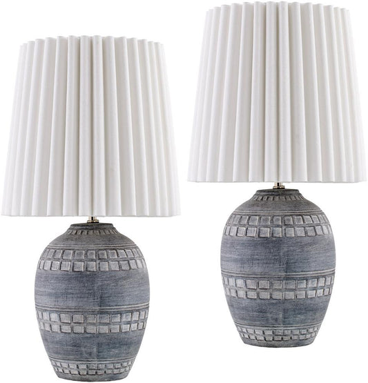 Livabliss - Iroh Accent Table Lamp - Light Gray - IRH002-SET veiw 1