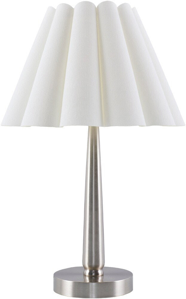 Livabliss - Leynar Accent Table Lamp - Metallic - Nickel - LEY-002 veiw 1
