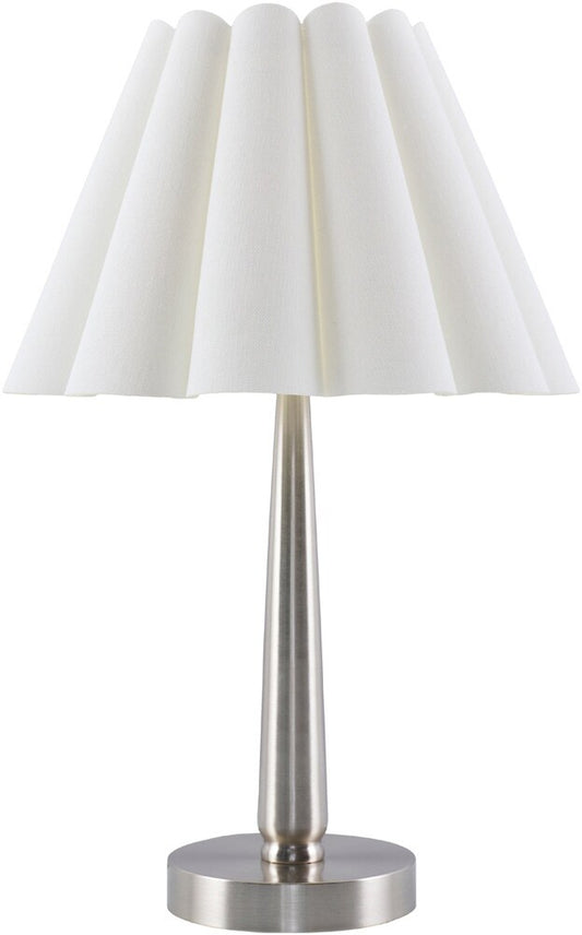 Livabliss - Leynar Accent Table Lamp - Metallic - Nickel - LEY-002 veiw 1