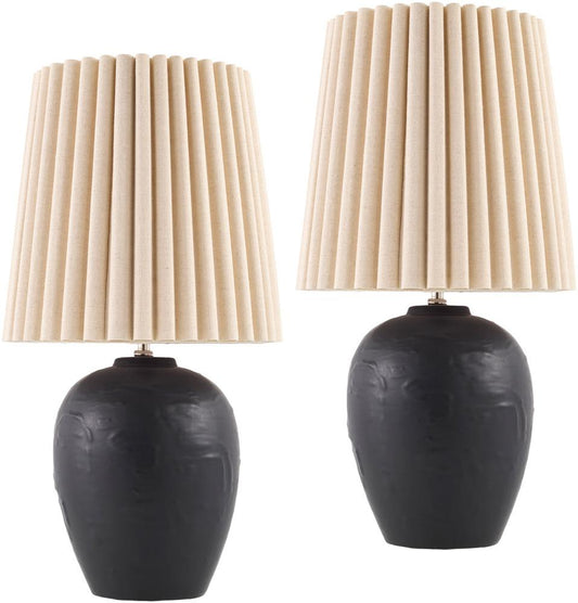 Livabliss - Mako Accent Table Lamp - Black - MAK001-SET veiw 1
