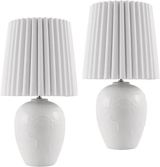 Livabliss - Mako Accent Table Lamp - White - MAK002-SET veiw 1