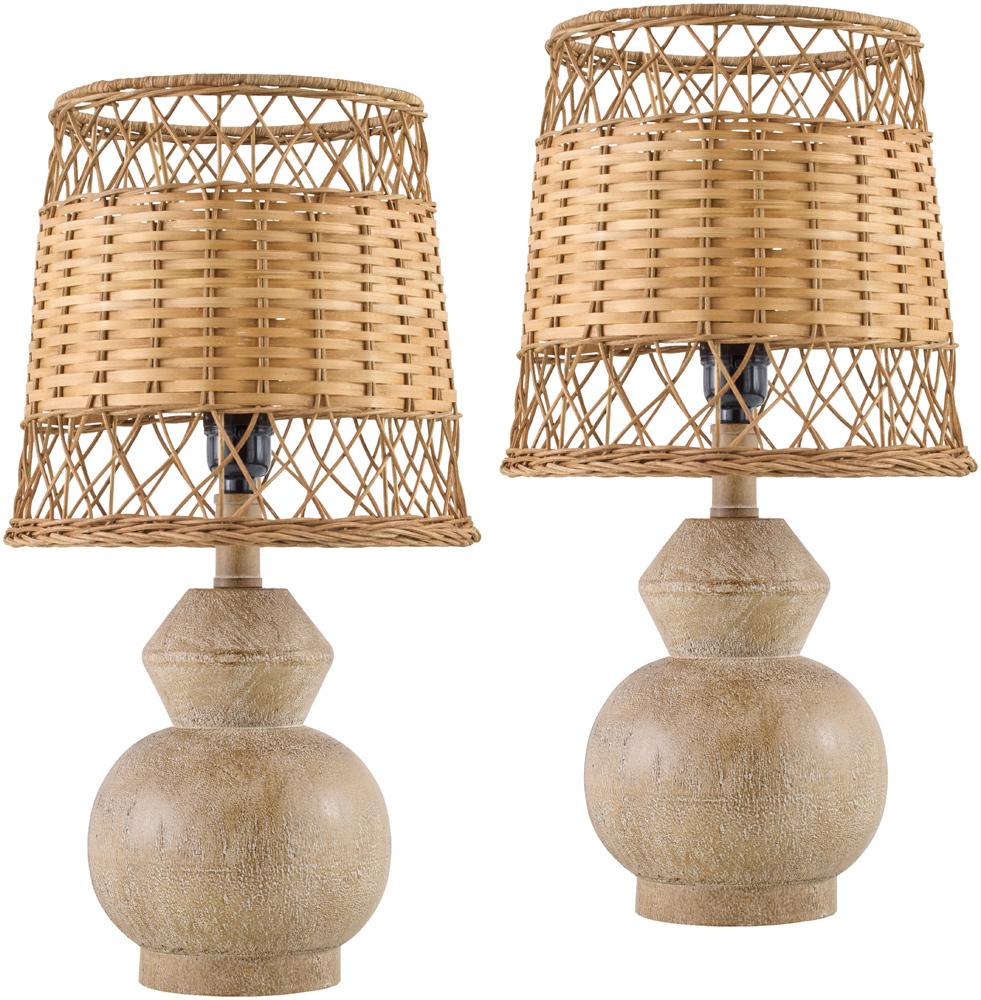 Livabliss - Misty Accent Table Lamp - Dark Brown - MTY001-SET veiw 1