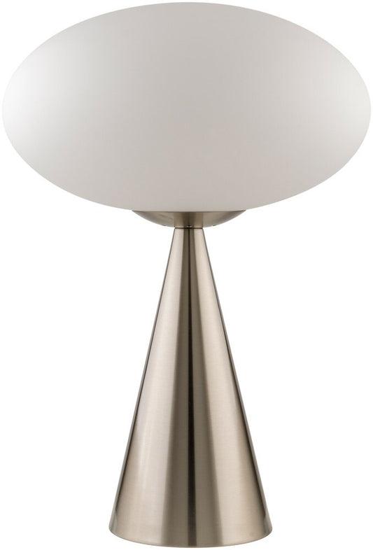 Livabliss - Orbique Accent Table Lamp - Metallic - Nickel - ORU-002 veiw 1