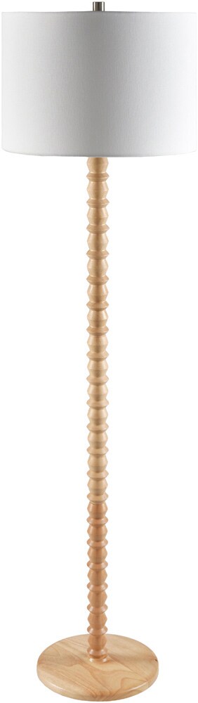 Livabliss - Padauk Accent Floor Lamp - Beige - Cream - PDK-002 veiw 1