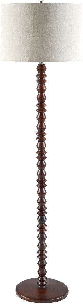 Livabliss - Padauk Accent Floor Lamp - Dark Brown - Wood - PDK-003 veiw 1