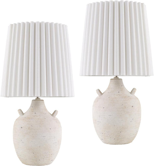 Livabliss - Sunken Accent Table Lamp - Cream - SUN002-SET veiw 1