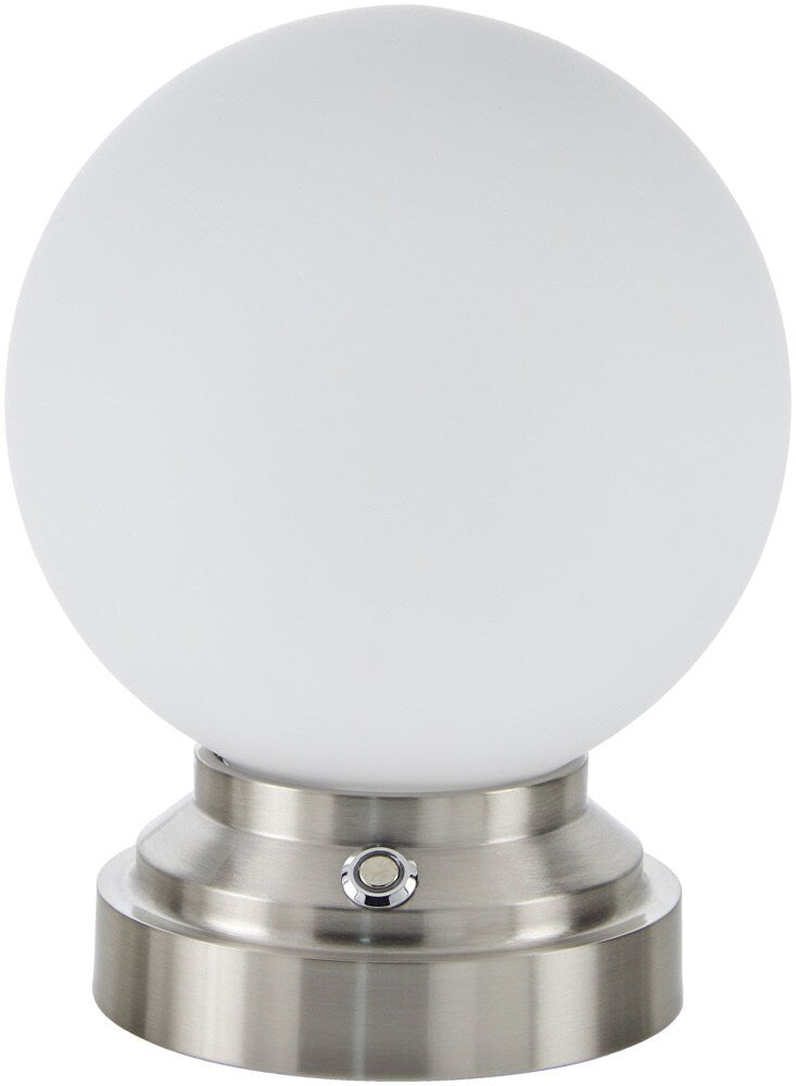 Livabliss - Tamsin Accent Table Lamp - Metallic - Nickel - TAM-002 veiw 1