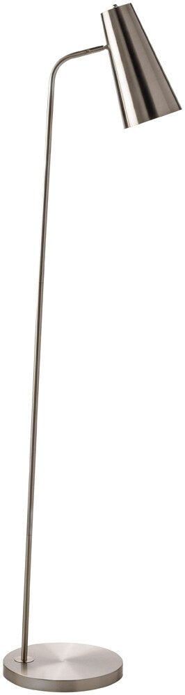 Livabliss - Tanner Task Floor Lamp - Metallic - Nickel - TNR-001 veiw 1