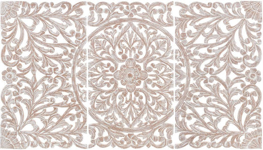Livabliss - Hampi Dimensional Wall Accent - White - HMP002-4830 veiw 1