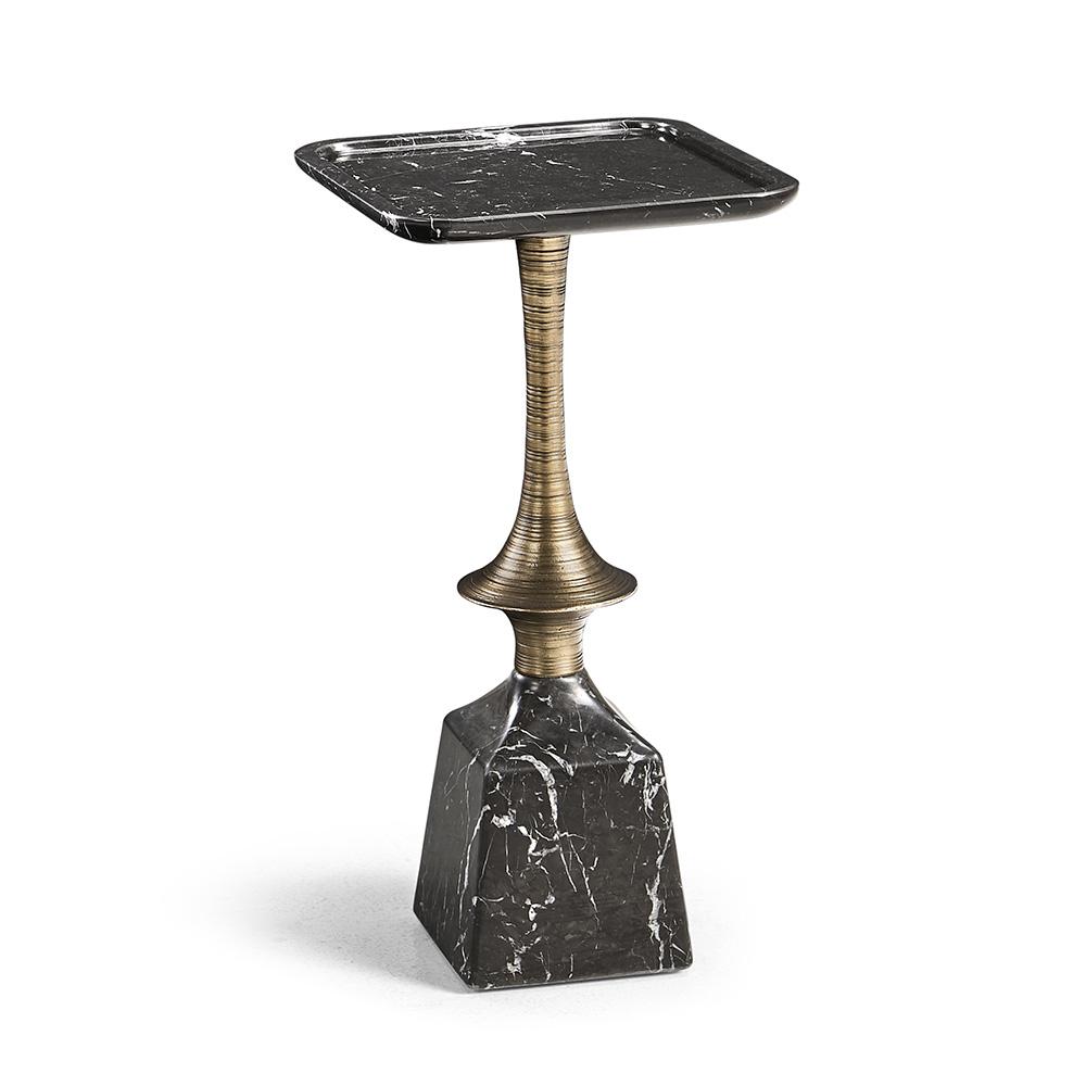 Jonathan Charles Fine Furniture - Stone Harbor Martini Table - Black 009-3-DQ0-BMA veiw 1