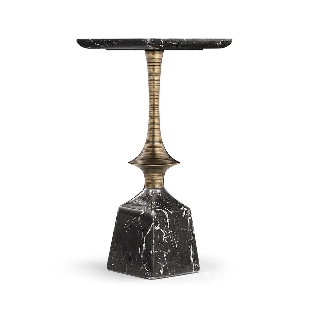Jonathan Charles Fine Furniture - Stone Harbor Martini Table - Black 009-3-DQ0-BMA veiw 3