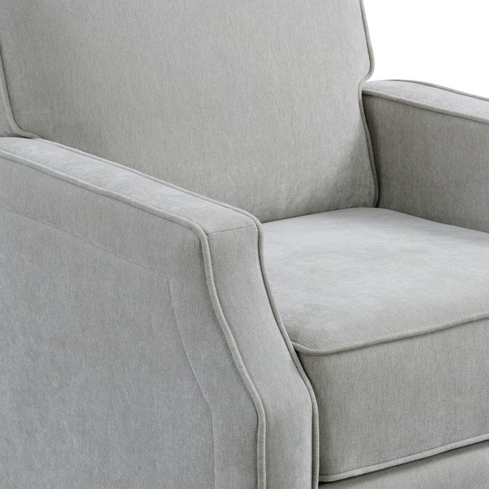 Lifestyle Solutions - Relax A Lounger Stockholm Push Back Recliner, Light Gray - 215A016LTG veiw 9