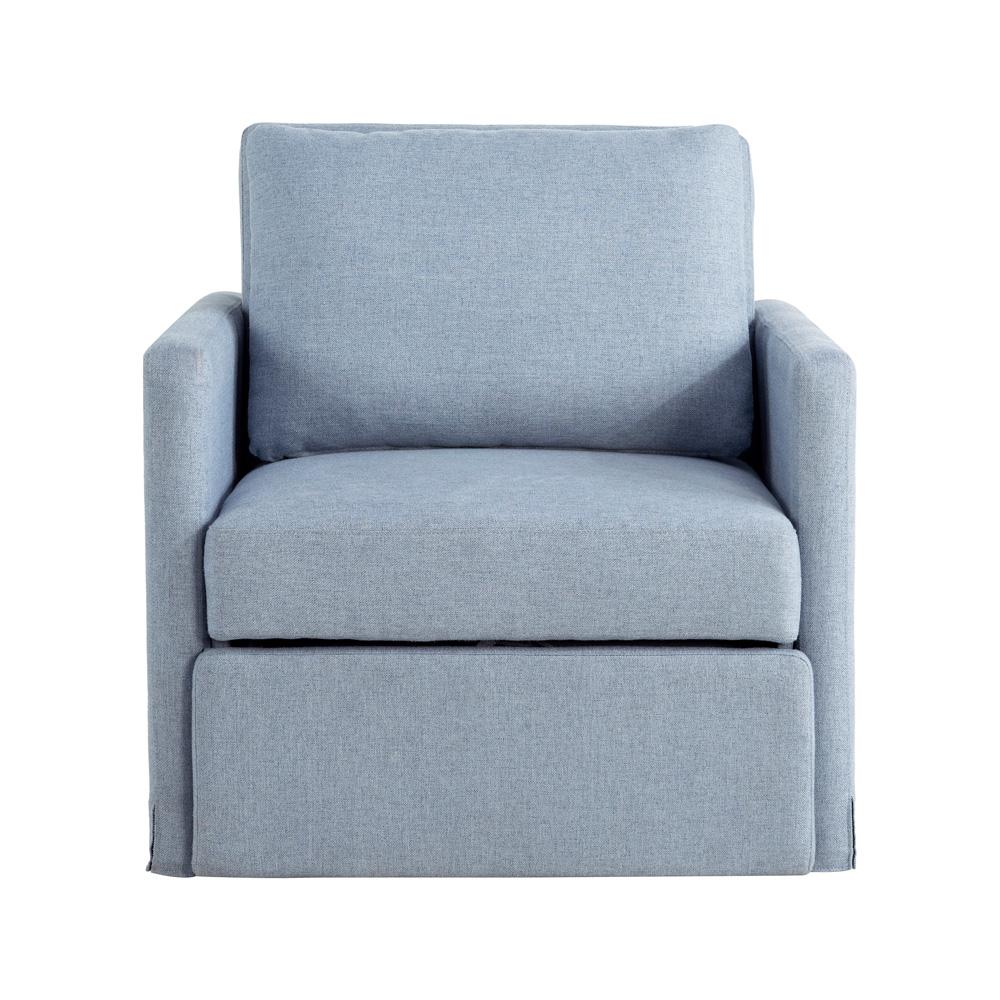 Lifestyle Solutions - Serta Baltimore Convertible Chair, Blue - 111A049BLU veiw 1