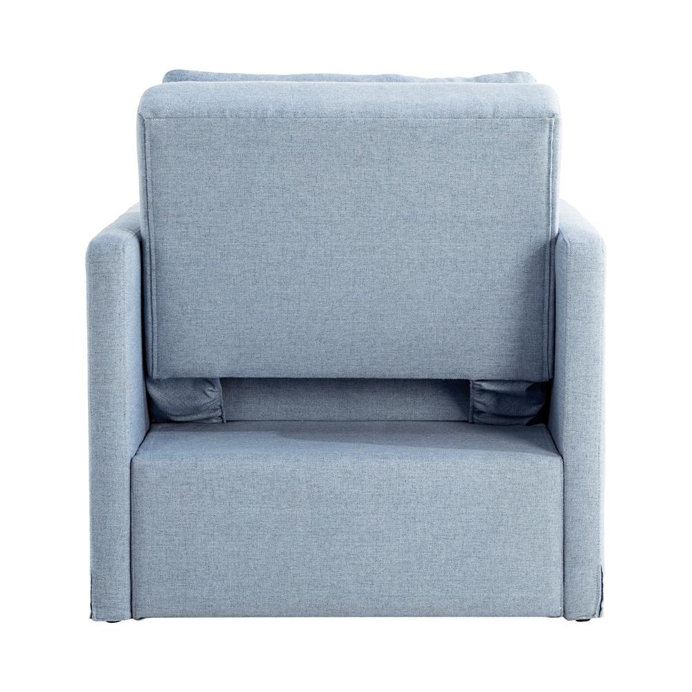 Lifestyle Solutions - Serta Baltimore Convertible Chair, Blue - 111A049BLU veiw 8