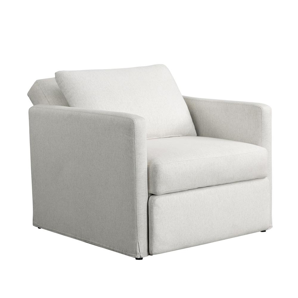 Lifestyle Solutions - Serta Baltimore Convertible Chair, Cream - 111A049CRM veiw 3