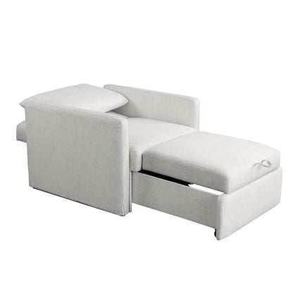 Lifestyle Solutions - Serta Baltimore Convertible Chair, Cream - 111A049CRM veiw 4