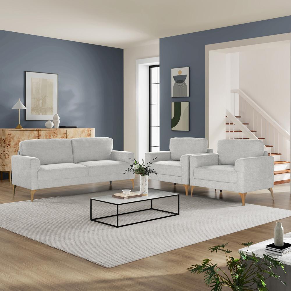 Lifestyle Solutions - Studio Living Moreland Chair, Ivory - 131A016IVO veiw 9
