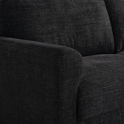 Lifestyle Solutions - Studio Living Moreland Sofa, Black - 133A016BLK veiw 6