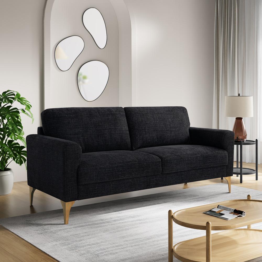 Lifestyle Solutions - Studio Living Moreland Sofa, Black - 133A016BLK veiw 11