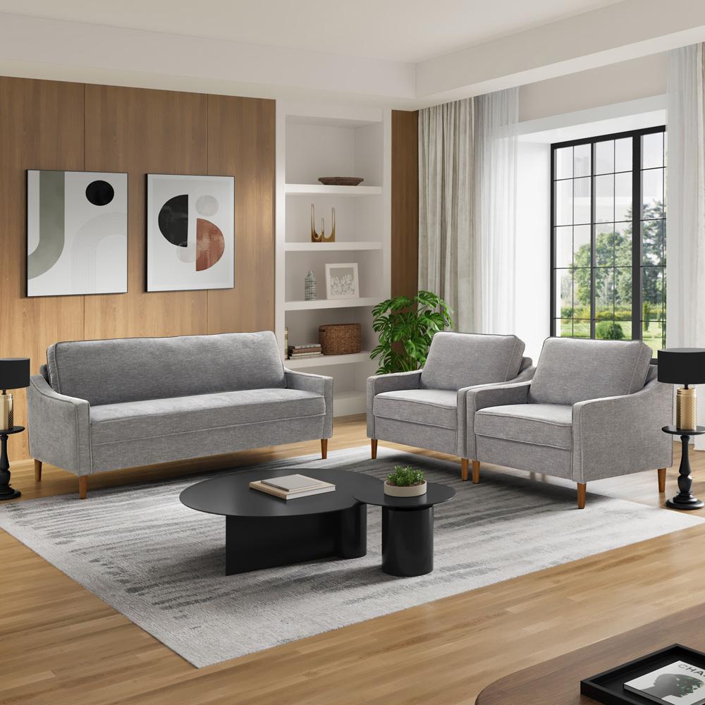 Lifestyle Solutions - Studio Living Seville Chair, Gray - 131A014GRY veiw 9