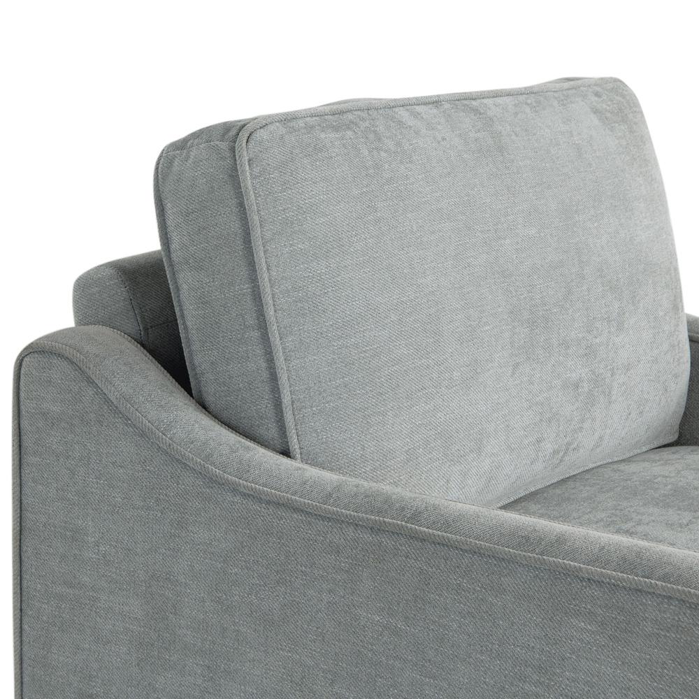 Lifestyle Solutions - Studio Living Seville Chair, Light Gray - 131A014LTG veiw 6