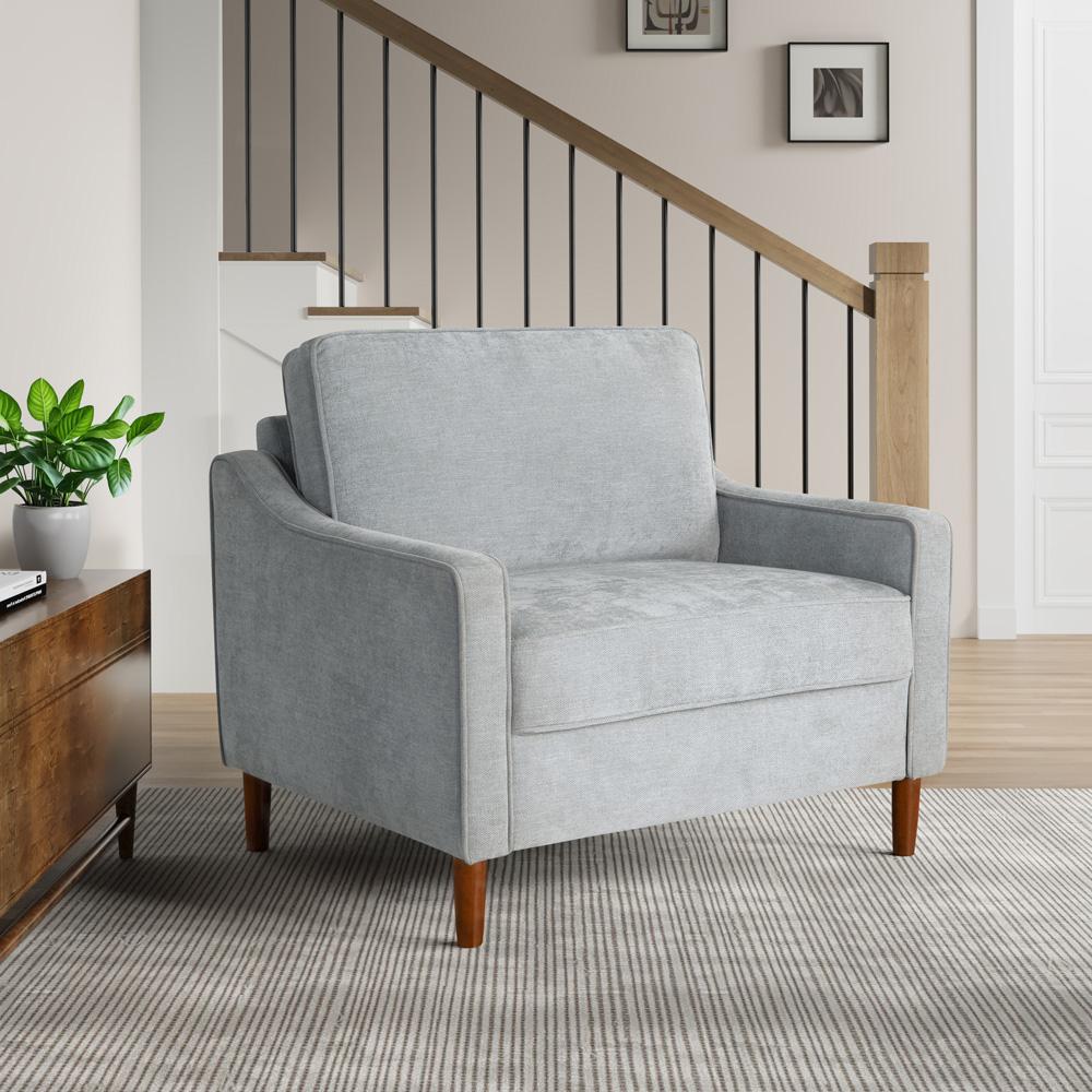 Lifestyle Solutions - Studio Living Seville Chair, Light Gray - 131A014LTG veiw 11