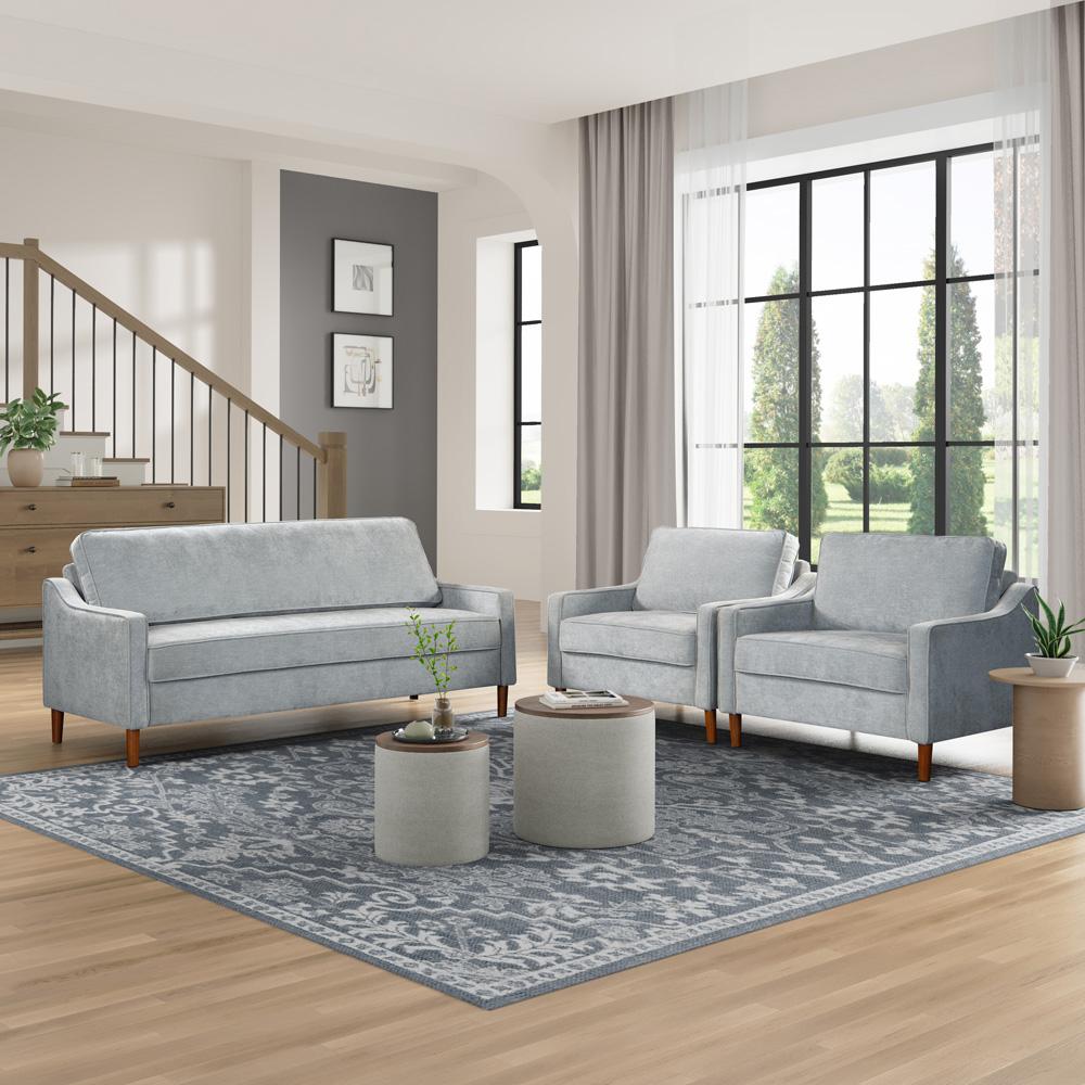 Lifestyle Solutions - Studio Living Seville Sofa, Light Gray - 133A014LTG veiw 7