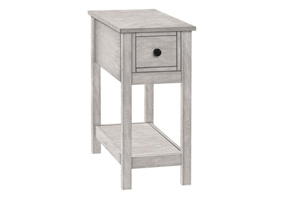 Monarch Specialties - Side Table, 2 Tier, Grey Veneer, Transitional - I-3963 veiw 1