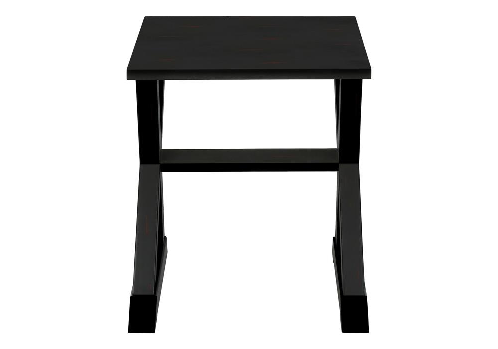Monarch Specialties - Accent Table, Black Veneer, Transitional - I-3987 veiw 3