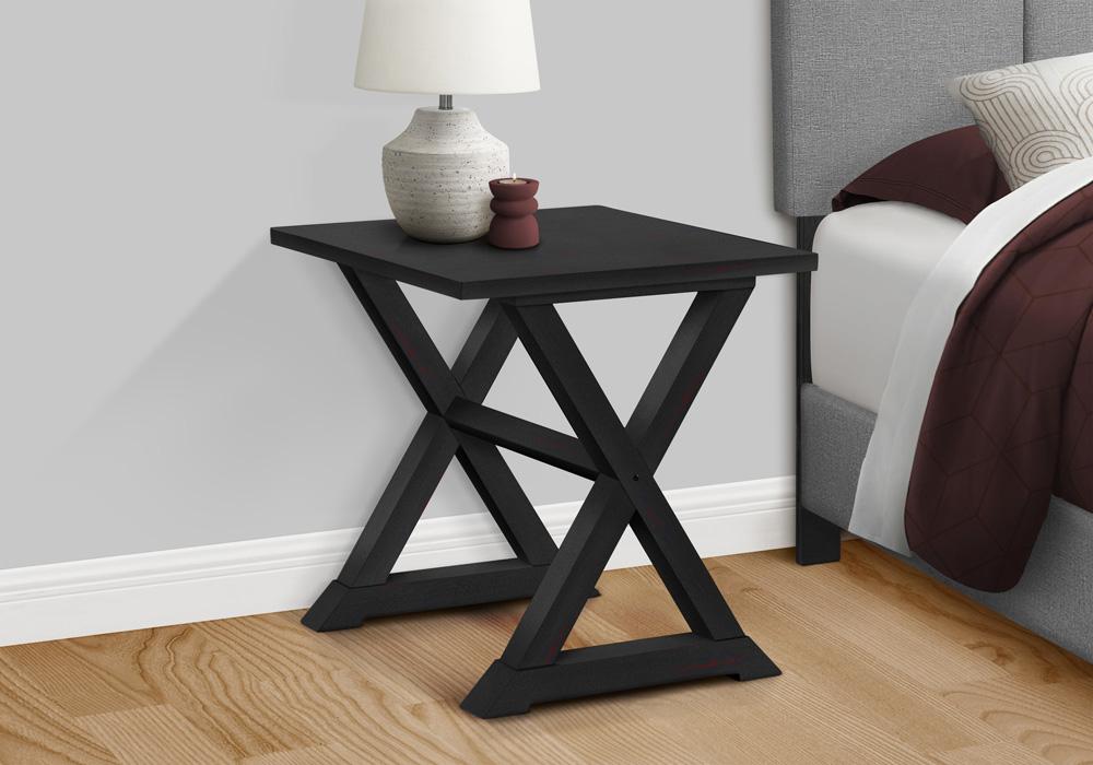 Monarch Specialties - Accent Table, Black Veneer, Transitional - I-3987 veiw 8