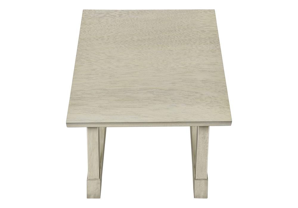 Monarch Specialties - Accent Table, Antique White Veneer, Transitional - I-3989 veiw 5