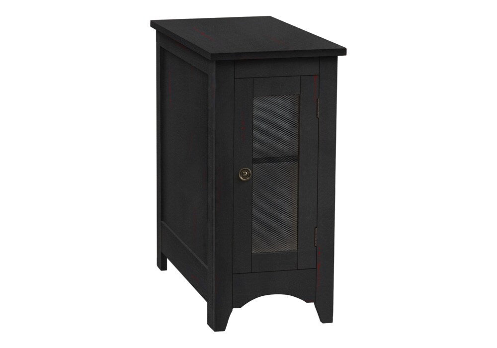 Monarch Specialties - Side Table, Black Veneer, Transitional - I-3995 veiw 1
