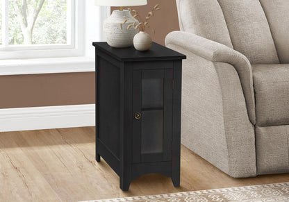 Monarch Specialties - Side Table, Black Veneer, Transitional - I-3995 veiw 2