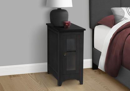 Monarch Specialties - Side Table, Black Veneer, Transitional - I-3995 veiw 3