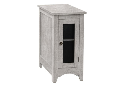 Monarch Specialties - Side Table, Grey Veneer, Transitional - I-3996 veiw 1
