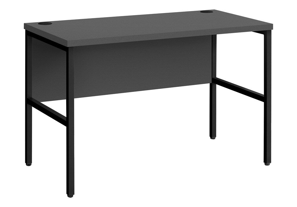 Monarch Specialties - Computer Desk, 48inL, Work, Home Office, Commercial Grade, Grey Laminate, Black Metal, Contemporary, Modern - I-7731 veiw 1