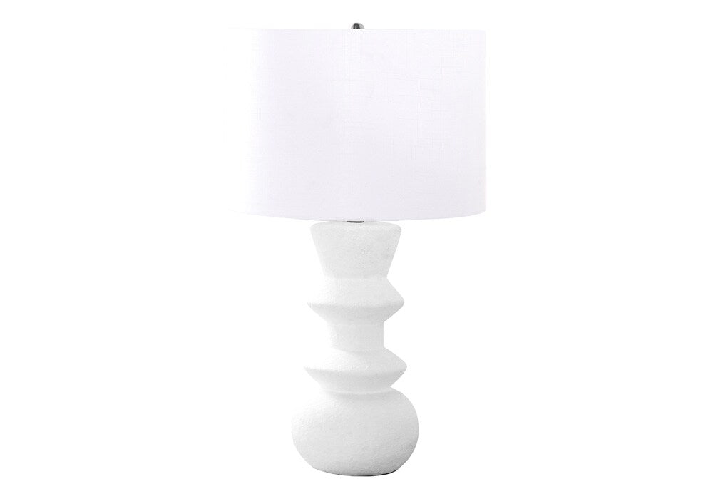 Monarch Specialties - Lighting, 26inH, Cream Ceramic, Ivory / Cream Shade, Contemporary - I-9762 veiw 1