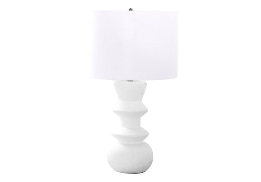 Monarch Specialties - Lighting, 26inH, Cream Ceramic, Ivory / Cream Shade, Contemporary - I-9762 veiw 1