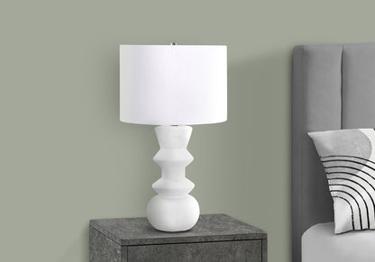 Monarch Specialties - Lighting, 26inH, Cream Ceramic, Ivory / Cream Shade, Contemporary - I-9762 veiw 3