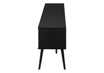 Monarch Specialties - Tv Stand, 72 Inch, Media Entertainment Center, Storage Cabinet, Console, Black Laminate, Contemporary - I-2783 veiw 6