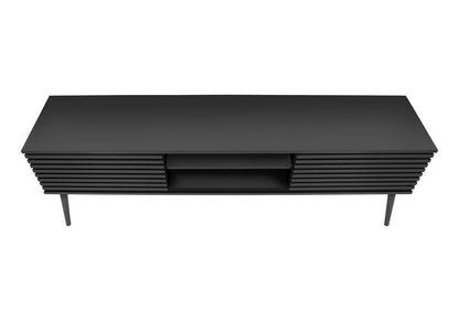 Monarch Specialties - Tv Stand, 72 Inch, Media Entertainment Center, Storage Cabinet, Console, Black Laminate, Contemporary - I-2783 veiw 8