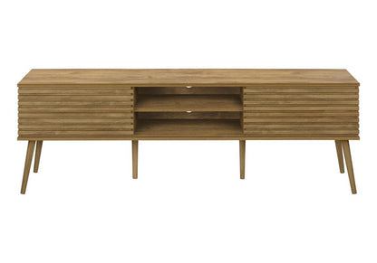 Monarch Specialties - Tv Stand, 72 Inch, Cabinet, Console, Storage Shelves, Walnut Laminate, Contemporary, Modern - I-2784 veiw 2